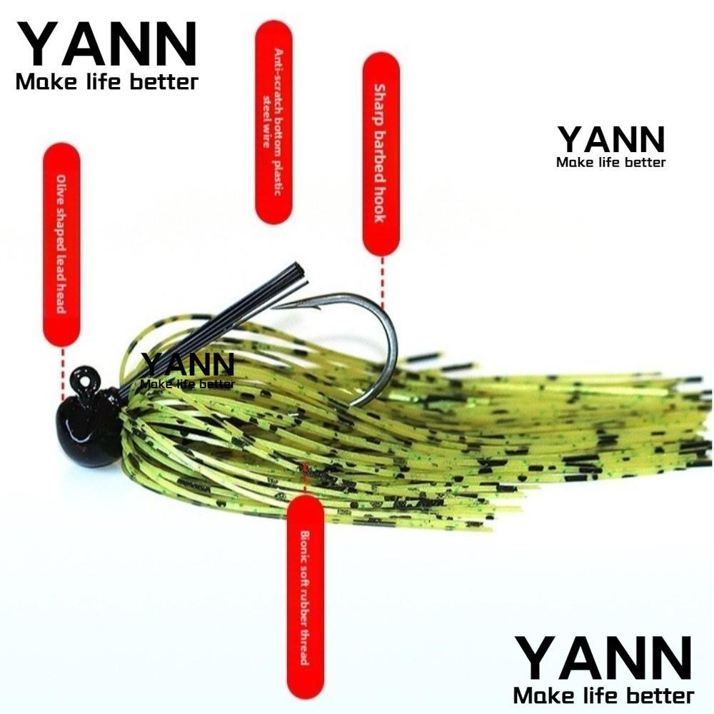 YANN เหยื่อปลอม Jig น้ำหนัก 10g และ 5g เหมาะสำหรับการตกปลาบัสstype="KB">
