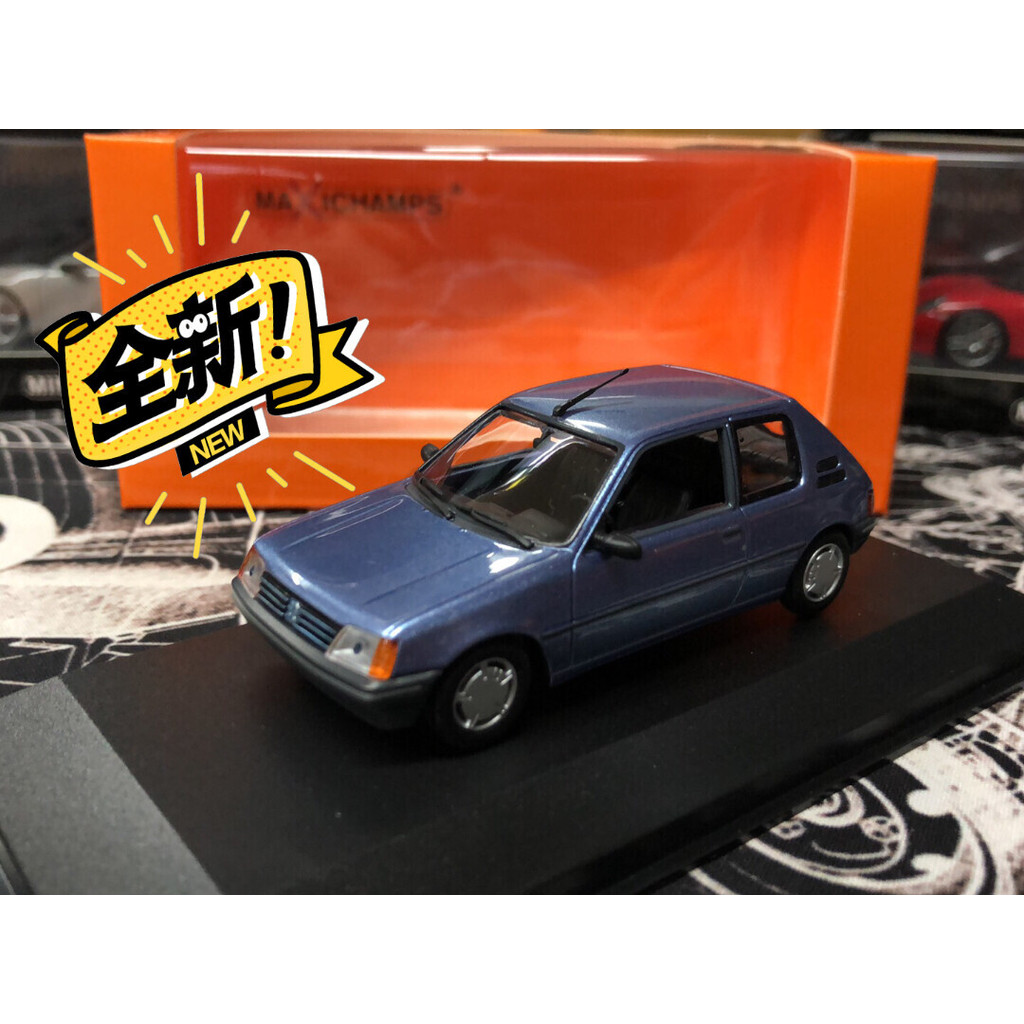 Minichamps 1: 43 Peugeot 205 1990 Blue Minichamps 1: 43 Peugeot 205 1990 Bright Blue/940112370