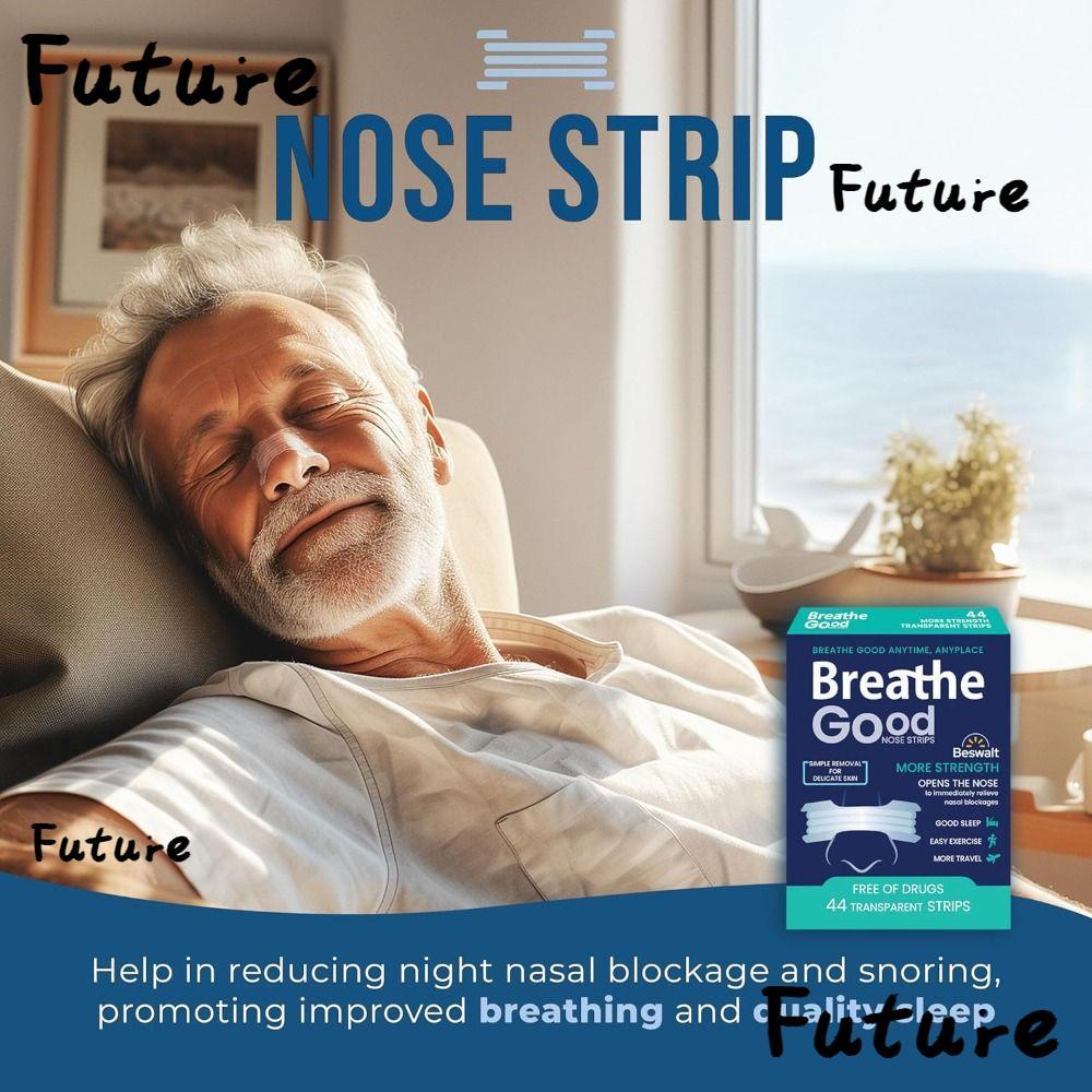 FUTURE Extra Strnght Nasal Strip, Better Breathe ขวาซ้าย Passage Nose Strips, Sensitive Skin Stop So