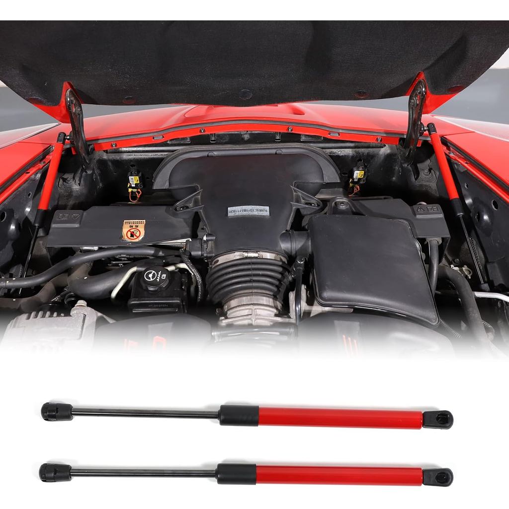 สําหรับ Corvette C6 ด้านหน้า Hood Lift สนับสนุน Shocks ชุด 2 Hood Struts Rod สําหรับ Corvette C6 Z06