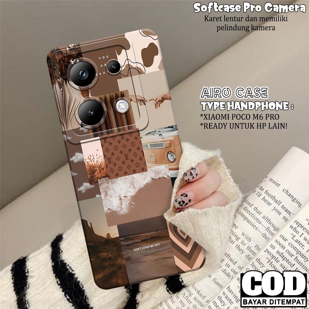 เคส HP Xiaomi Poco M6 Pro - เคส Xiaomi Poco M6 Pro Softcase - ASTHETIC Fashion Case - Xiaomi Poco M6