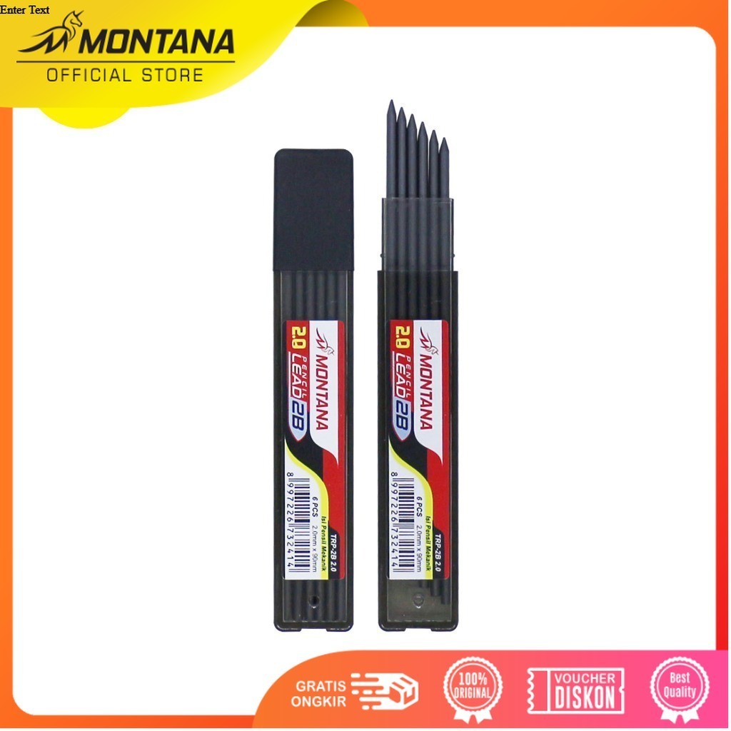 Montana Refill Pencil / Montana Mechanical Pencil Refill 2.0mm / TRP-2B 2.0