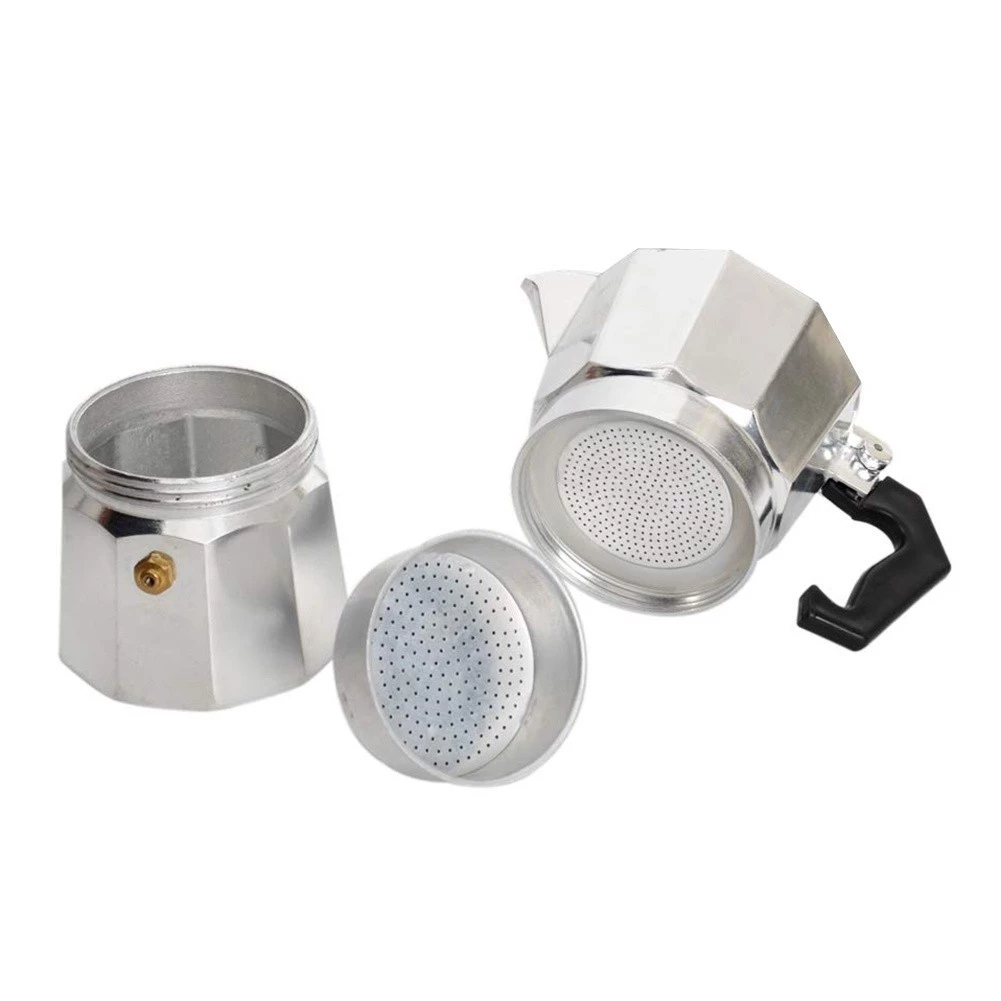 【ส่งเดี๋ยวนี้】Set เตาไฟฟ้า + Moka pot หม้อต้มกาแฟสด หม้อต้มกาแฟ ขนาดพกพา thumbnail 8