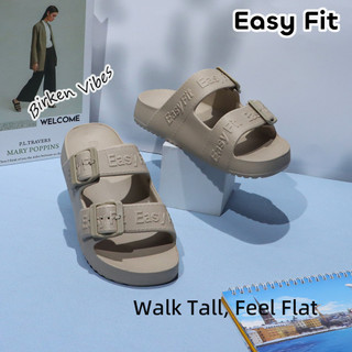 Easyfit Women's Slippers 3.5cm Contoured Footbed Sandals Two-Strap Design Comfort Tsinelas 35-40