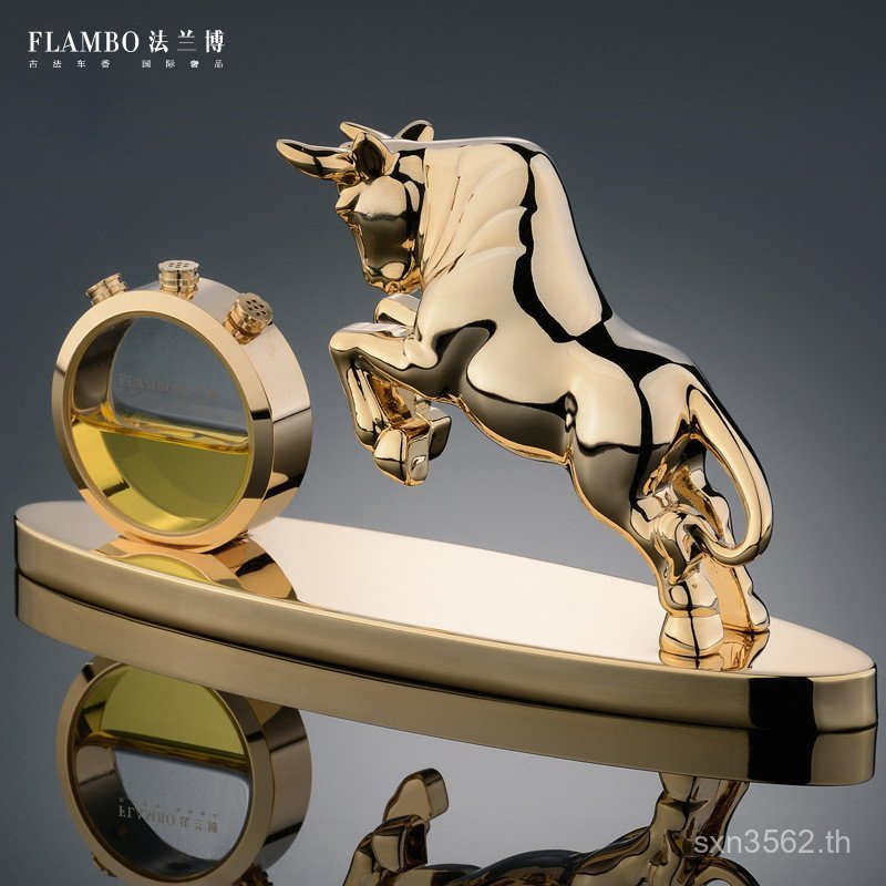 อุปกรณ์ตกแต่งรถยนต์น้ําหอมตกแต่งรถแฟชั่น Creative High-End Stock Market ธุรกิจน้ําหอมที่นั่ง I3PJ