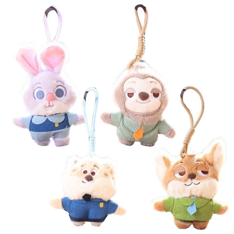 Zootopia 2 ตุ๊กตา Nick Wilde Judith sloth Sammy พวงกุญแจจี้เครื่องประดับตุ๊กตา
