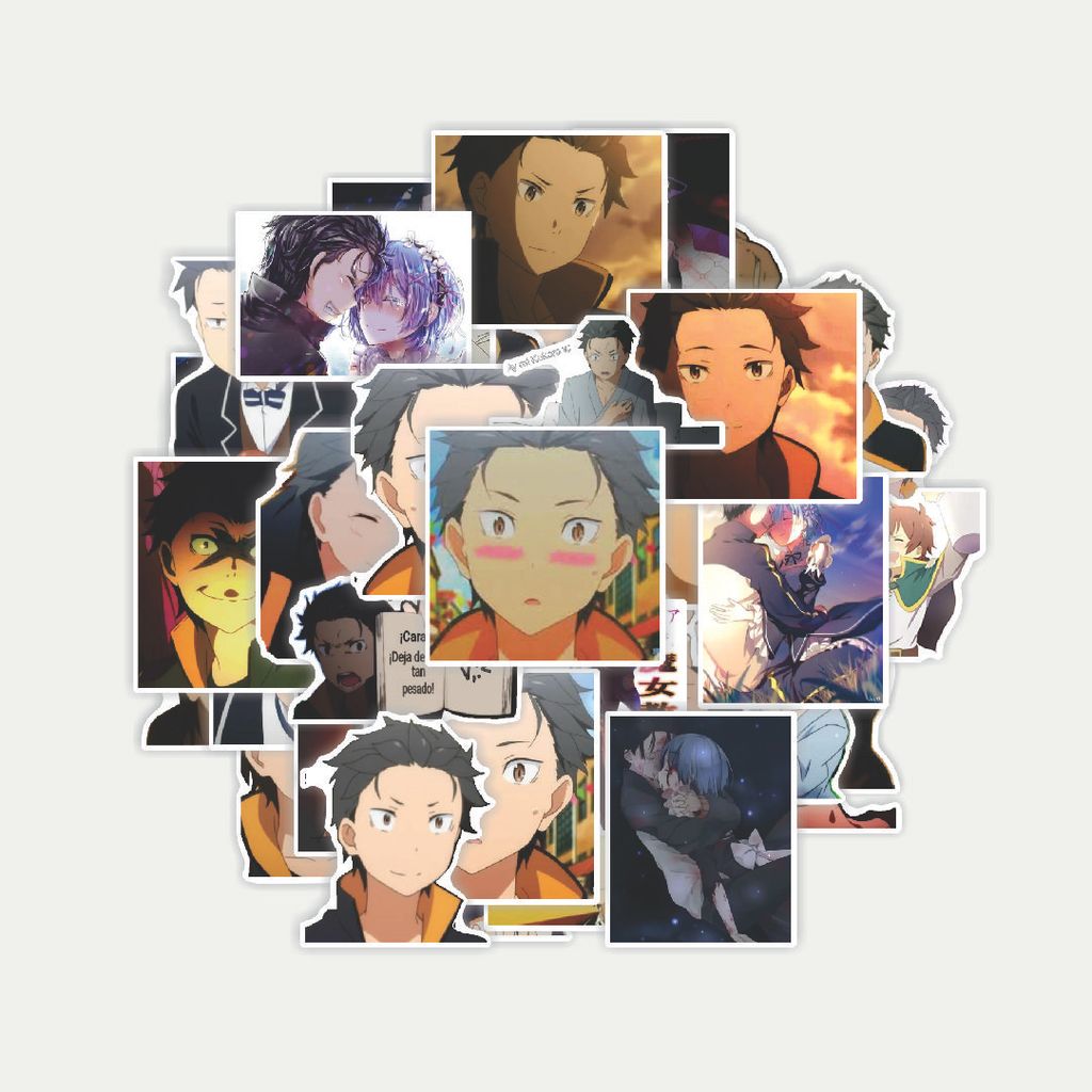 ชุดสติ๊กเกอร์ Natsuki Subaru | สติ๊กเกอร์ TUMBLR | สติ๊กเกอร์แล็ปท็อปสําหรับกระเป๋าเดินทางและหมวกกัน