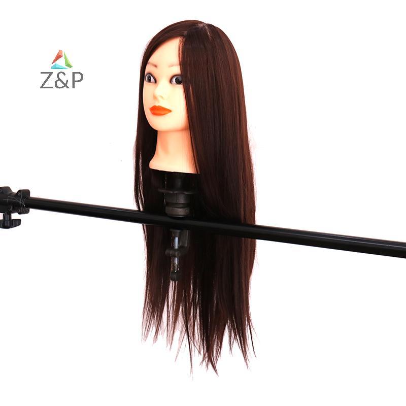 Z&P Manequin Human Hair ตัดผมฝึกทรงผมช่างทําผมตุ๊กตา COD