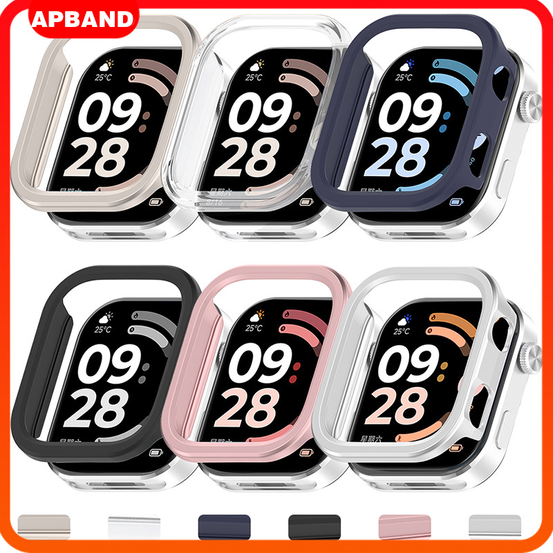 for Redmi Watch 6 5 4 กันกระแทก เคสป้องกันรอยขีดข่วน PC แข็ง ครอบรอบด้าน สำหรับสมาร์ทวอทช์ พร้อมหน้าจอป้องกัน