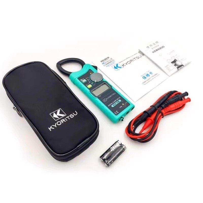 แรงดันไฟฟ้า AC KYORITSU KYORITSU แอมป์มิเตอร์ญี่ปุ่น KT203 แอมป์มิเตอร์ดิจิตอล 400A Clamp KT200 4SJU