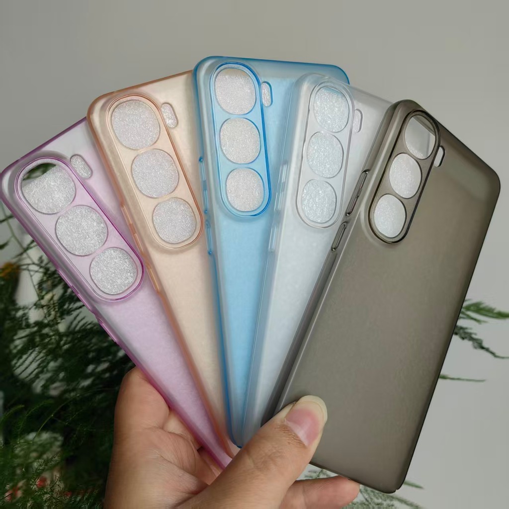 สําหรับ Vivo V40 Lite Y300 Y200 5G Ultra Thin Hard Matte กึ่งโปร่งใสไม่มี Yellowing Frosted พลาสติกกลับเคสโทรศัพท์