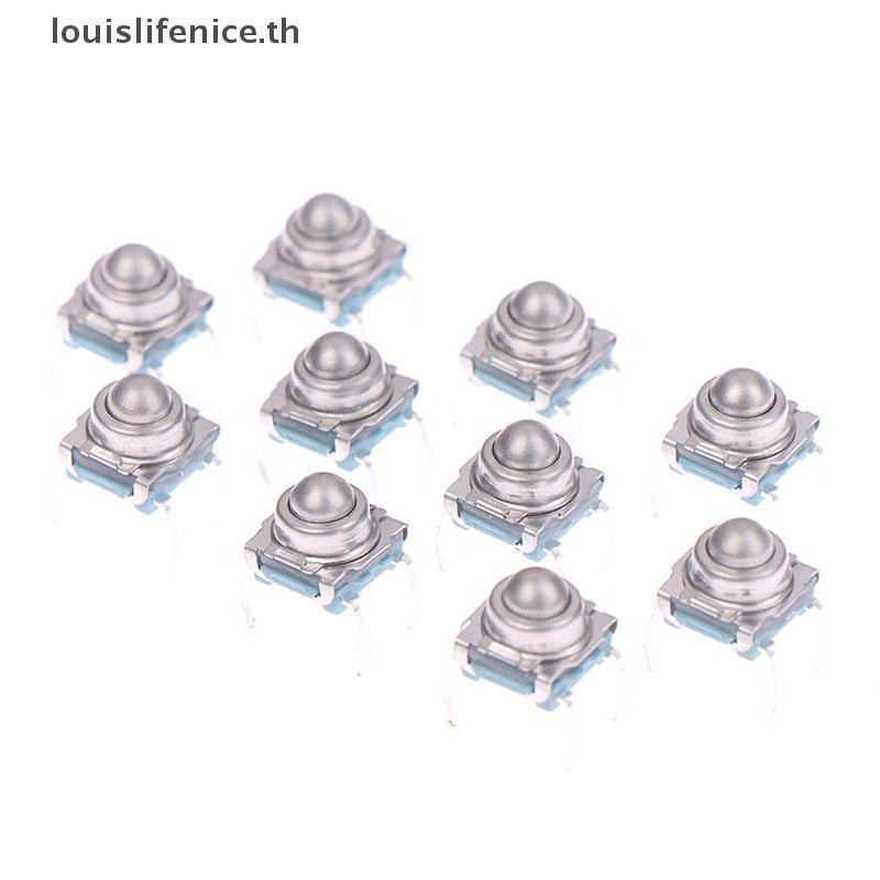LNTH 10 ชิ้น TS-F007 7*7 โลหะลูกเหล็กรีเซ็ตสวิทช์ DIP ประเภท 4 พินสวิทช์สัมผัสร้อน
