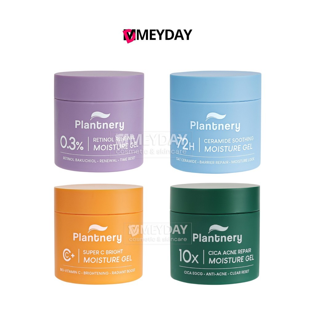 Plantnery Moisture Gel แพลนท์เนอรี่ มอยซ์เจอร์ เจล บำรุงผิวหน้า 60g