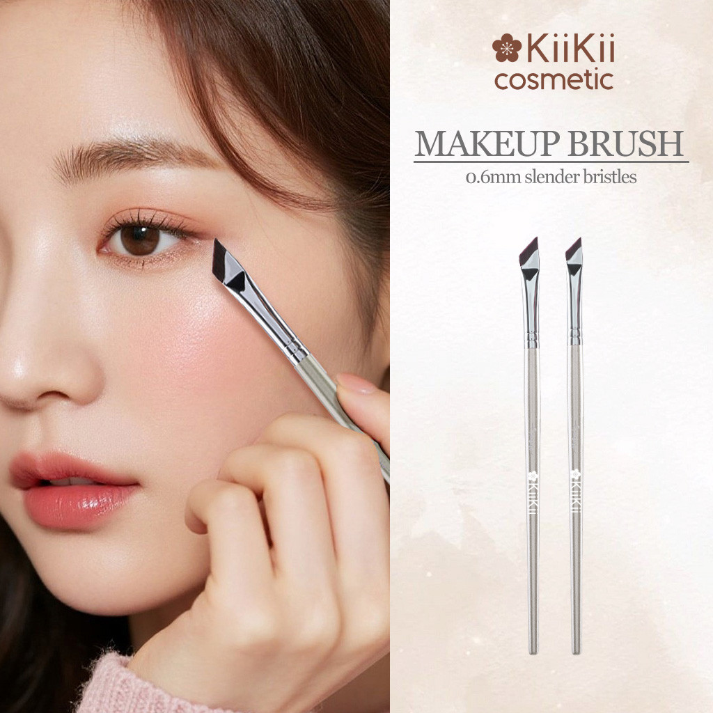 KiiKii Cosmetic ไลเนอร์หัวเล็ก แปรงแต่งตา แปรงปัดแก้ม จับถนัดมือ แม่นยํา เส้นคมกริป