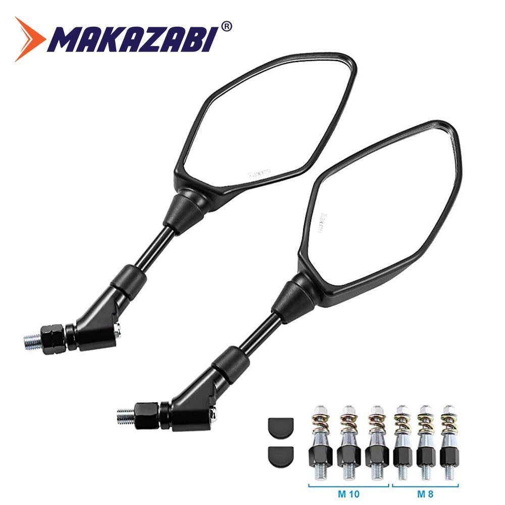 รถจักรยานยนต์ด้านข้างกระจกมองหลัง M8 M10 สกรูสําหรับ YAMAHA MT01 MT03 MT-07 MT-09/Tracer FJ09 MT10 T