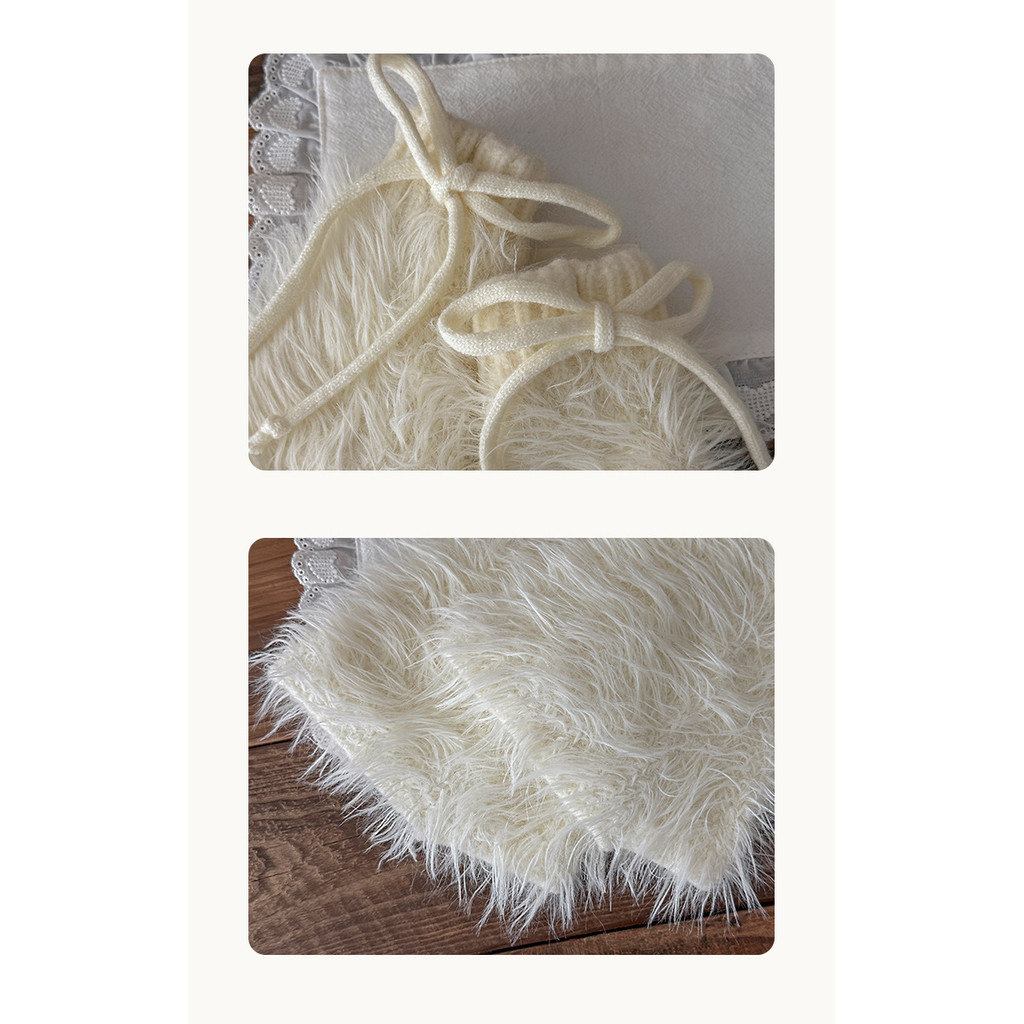 ถุงเท้าแบบตุ๊กตาหนามากสำหรับฤดูหนาว สีน้ำตาลอบอุ่นและแฟชั่น - รูปที่ 5