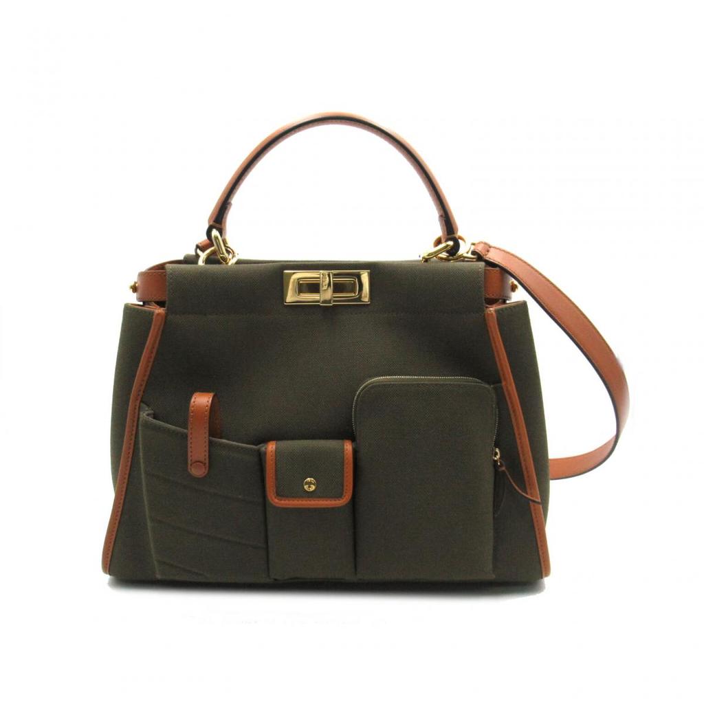 กระเป๋า FENDI PEEKABOO สำหรับผู้หญิง แบบสะพายข้าง.Crossbody ความจุเยอะ จาก BRANDOFF