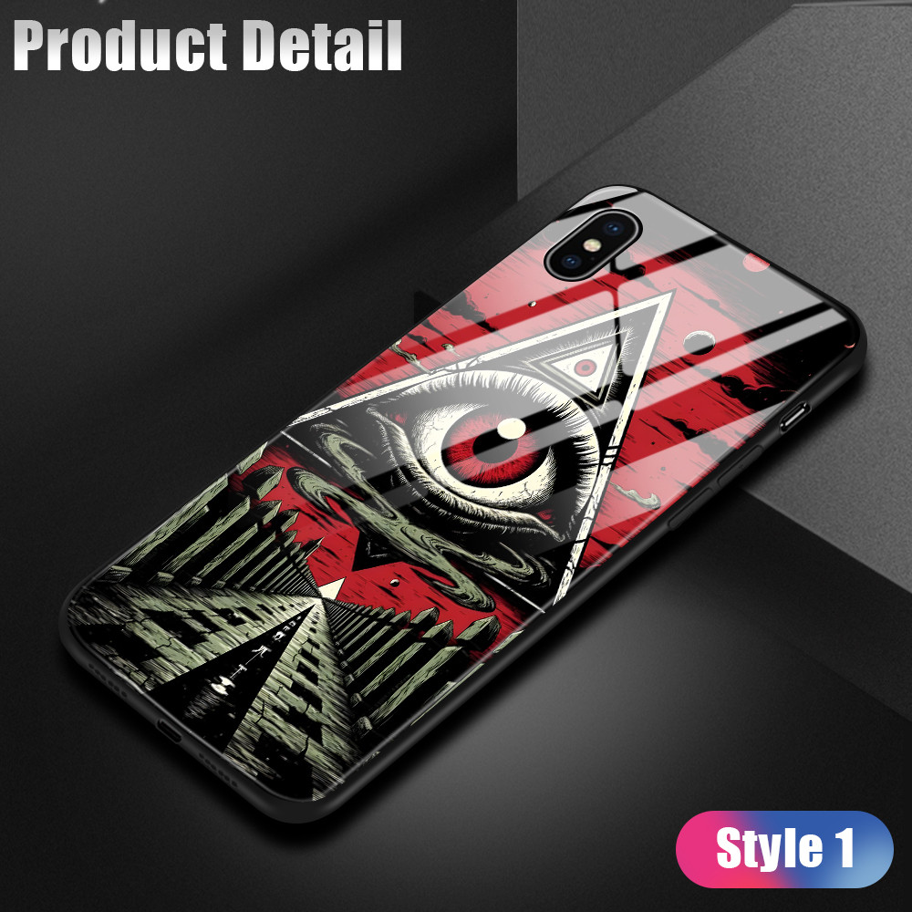 เคส For เคสแข็ง OPPO Reno 12 12F 11 11F 10 8 8T 8Z 7 7Z 6Z 6 5 4 2 4Z 2F F11 F9 F7 F5 Pro Youth 4G 5G ออปโป้ Glass BLK - รูปที่ 6