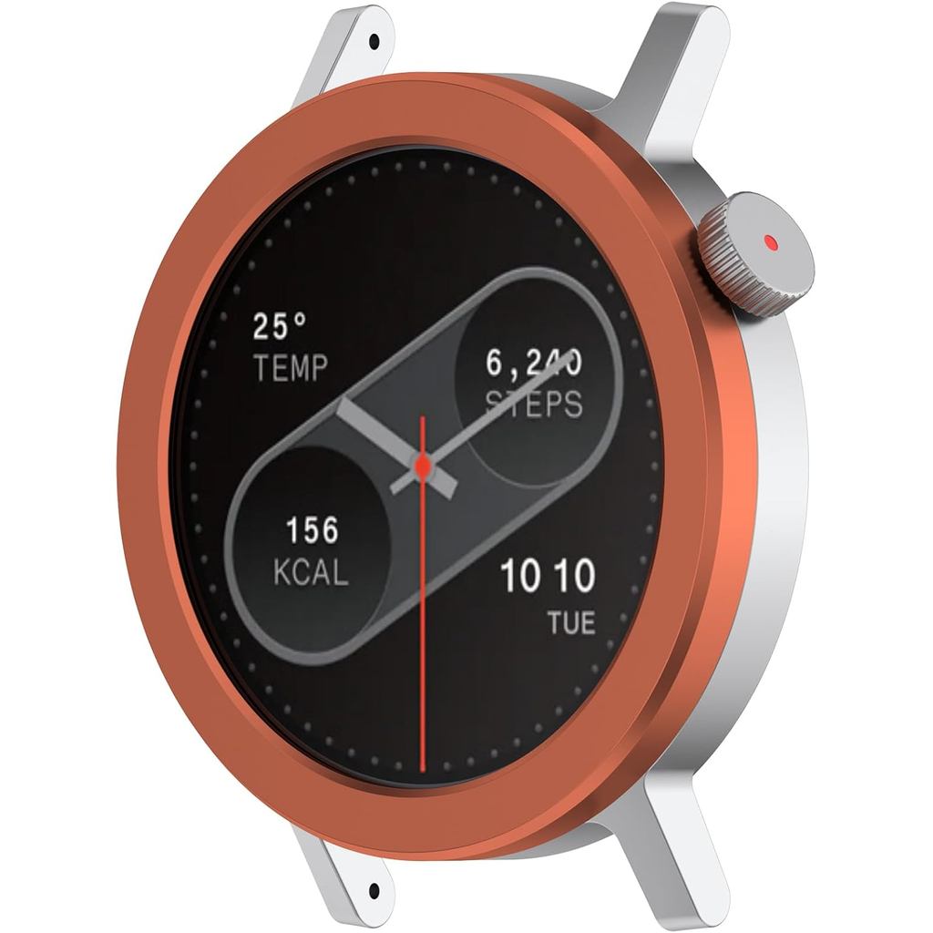 FitTurn Bezel Ring พร้อม HD Clear กระจกนิรภัยป้องกันฟิล์ม CMF Watch Pro 2 โลหะ BEZEL แหวนฝาครอบป้องก