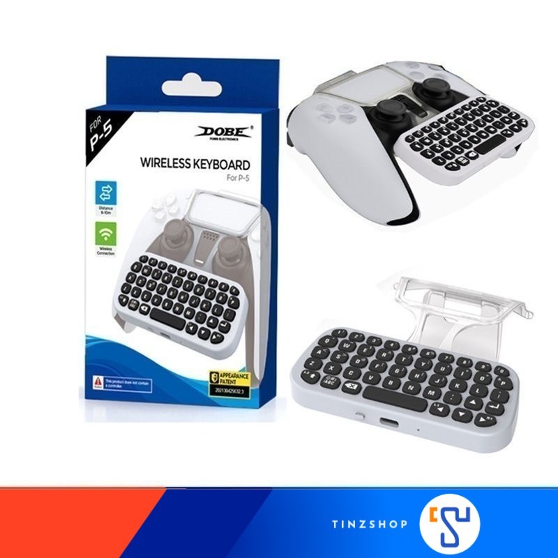 [ส่งด่วน] DOBE TP5-0556 / TP5-0556S Keyboard Wireless for PS5  อุปกรณ์เสริม สำหรับเครื่องเล่นเกม PS5