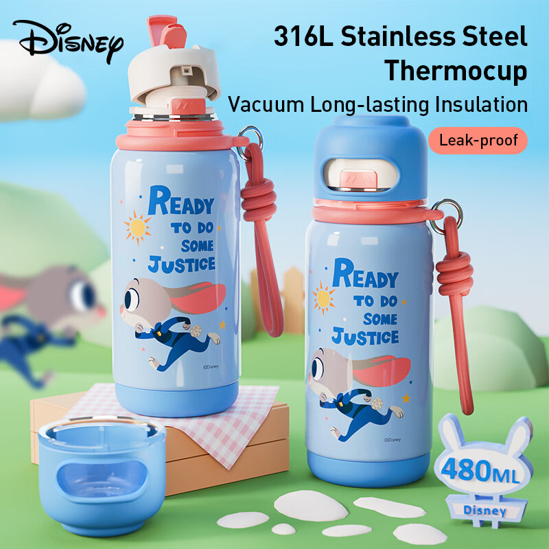 Disney Zootopia Series ถ้วยฉนวนสําหรับเด็ก 480ml