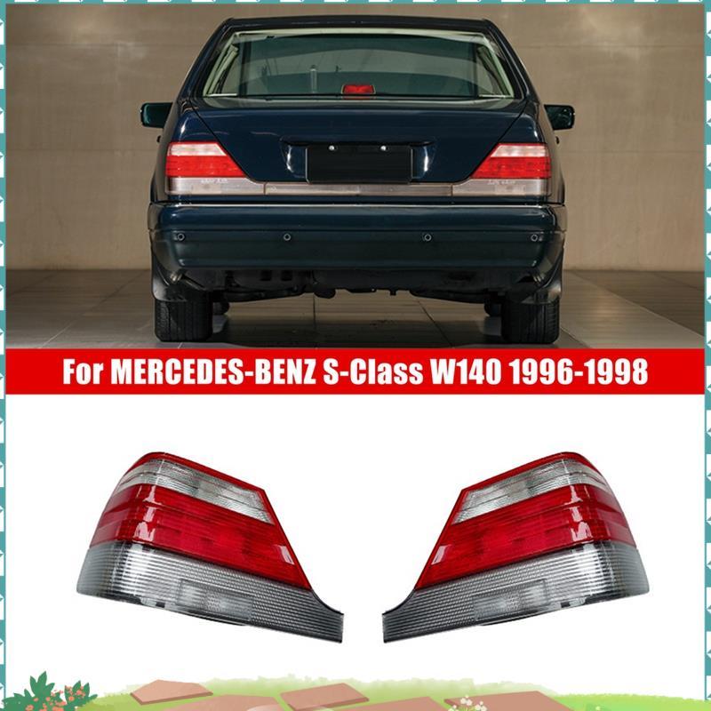 Uefrdkuwg รถด้านหลังไฟท้ายขวาด้านนอกโคมไฟอะไหล่อุปกรณ์เสริมเหมาะสําหรับ - S-Class W140 1996-1998 A14