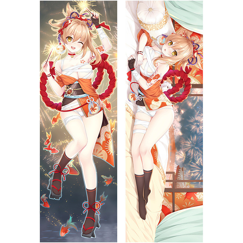 Genshin Impact Yoimiya อะนิเมะ Dakimakura หมอน 50*150 ซม