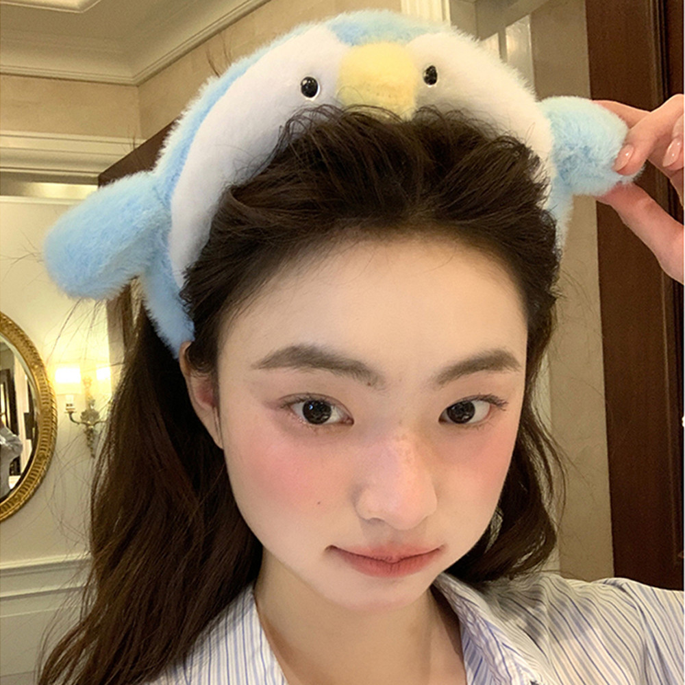 ที่คาดผมสไตล์คิวركี้ ทำจากผ้าฟลัช สำหรับหญิงสาว สไตล์หวานน่ารัก ใช้ได้ในฤดูหนาว ราคา ถูกที่สุด ดีลบีเคเค แกลเลอรีภาพที่ 2