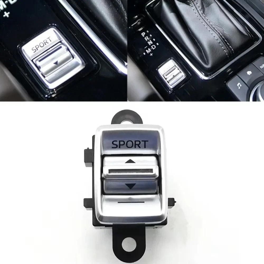 GMJ666YK0 คอนโซลกลางรถ Shifter แผงกีฬาขับรถโหมดปุ่มควบคุมสําหรับ Mazda 3 6 CX-3 18-21 CX-9 16-23 CX-