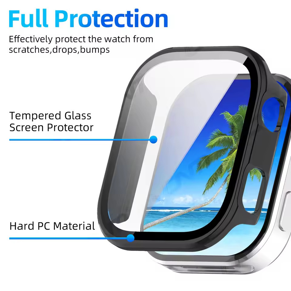 【สาย+เคส】สายนาฬิกาซิลิโคนสําหรับ Redmi Watch 6 5 4 สายคล้องคอสําหรับ Xiaomi Band 9 Pro 8 Pro พร้อม Case - รูปที่ 4