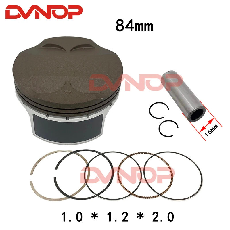 84mm เครื่องยนต์รถจักรยานยนต์แหวนลูกสูบชุดสําหรับ NC250 NC300 ZONGSHEN ZS177MM NC 250cc อัพเกรด 300c