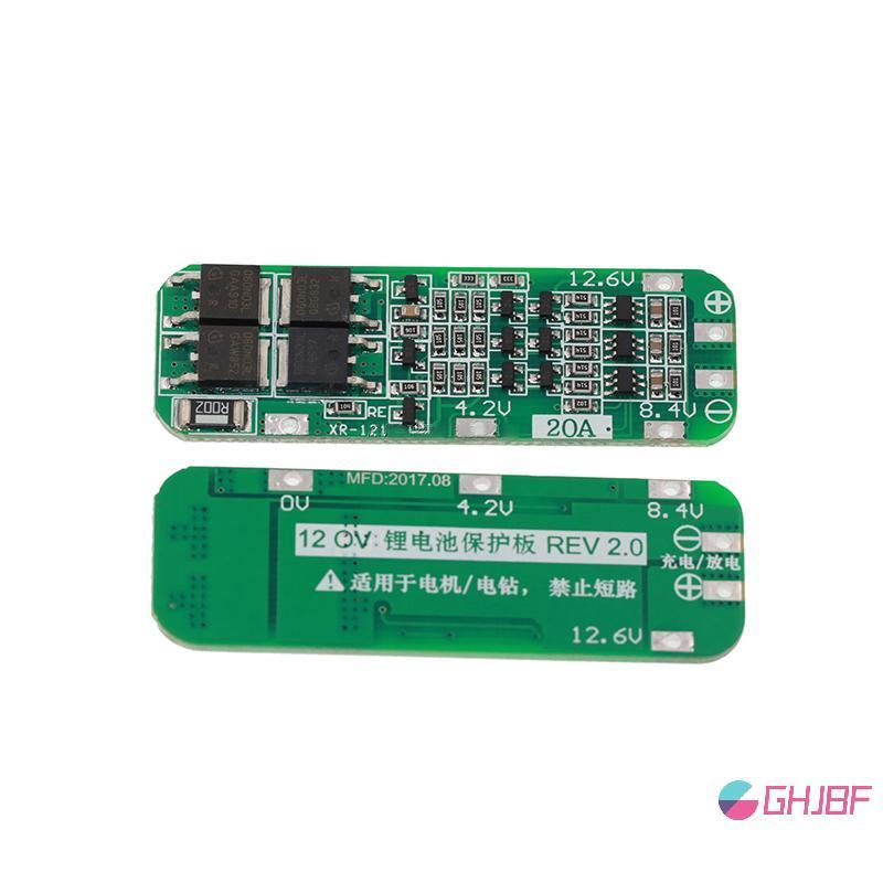 GHJBF] 12V 12.6V 18650 Offer Li-ion Charger PCB BMS แผ่นป้องกันสําหรับเจาะมอเตอร์ 12.6V Lipo Cell โม
