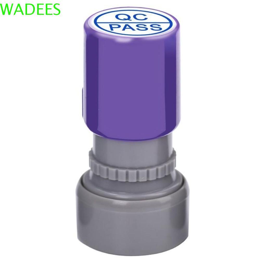 WADEES QA QC Inspect Stamp, Time-Inking Quality PASS Stamp, Pocket IPQC FQC OQC Quality Insection St