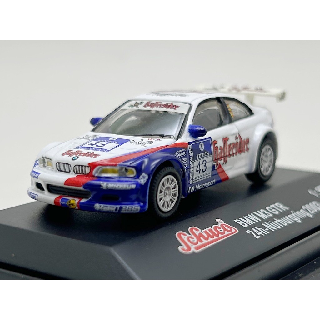 [คลังสินค้าพร้อม] Schuco Schuco 1/87 BMW e46 M3 GTR 2003 Newbergrin 24-Hour Endurance Racing Alloy M