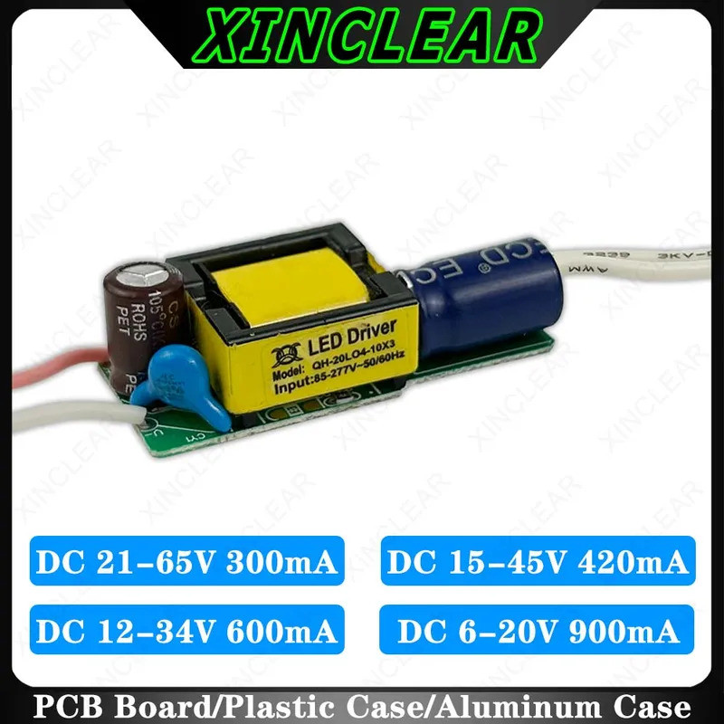 LED Driver DC 18-39V 30-60V 39-85V 900mA 600mA 420mA 300mA Transformers สําหรับ 7W 10W 12W 15W 18W 2