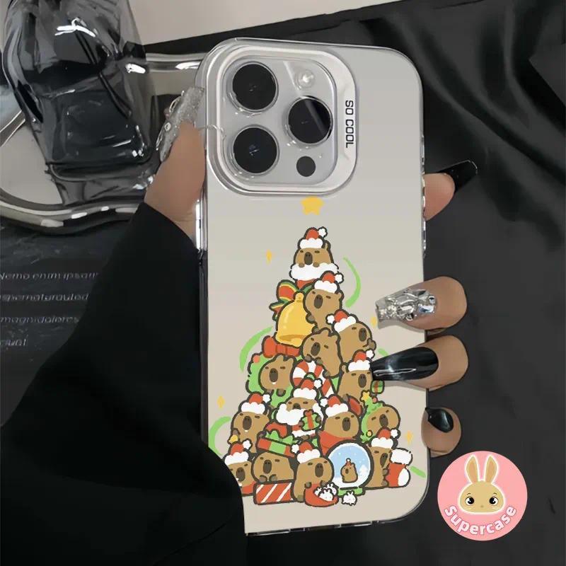 Capybara Christmas Tree สําหรับ Realme 15 14 8 2 Pro Plus 8i 7i 6i 5i 5S 5 C3 C2 C1 U1 GT 5 Pro 6 3 