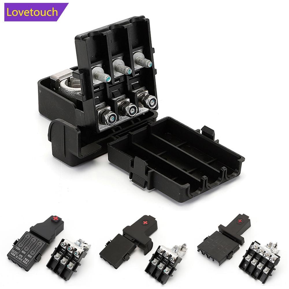 LOVETOUCH 3-Way/4-Way ใหม่พลังงานแบตเตอรี่รถยนต์ฟิวส์กล่อง Positive Bus Bar รถยนต์ไฟฟ้า Power Distri