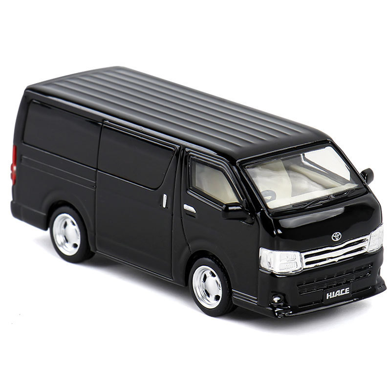 Masdi 1: 64 2010 Toyota Hiace MiniVan โมเดลรถโลหะผสมจําลองเครื่องประดับคอลเลกชัน