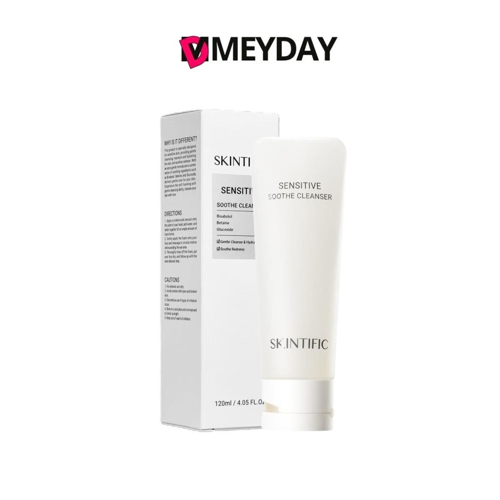 Skintific Sensitive Soothe Cleanser สคินทิฟฟิค เซนซิทีฟ สูธ คลีนเซอร์ 120 ml.