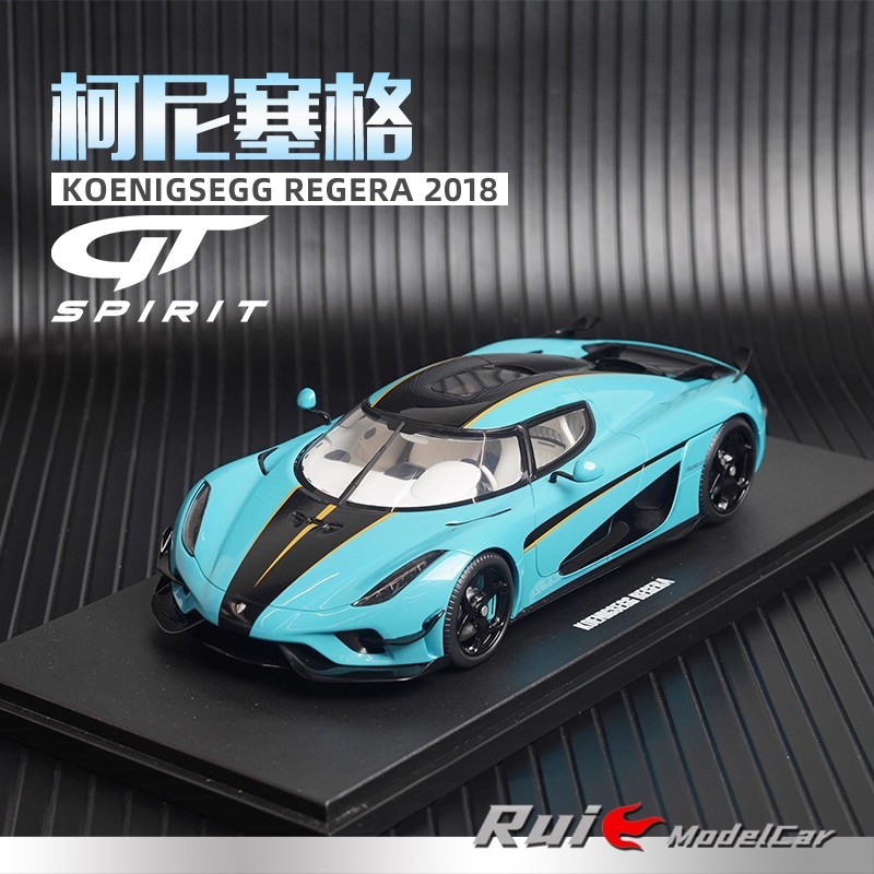 1: 18 GT-Spirit KOENIXEGG REGERA 2018 ตกแต่งโมเดลรถ