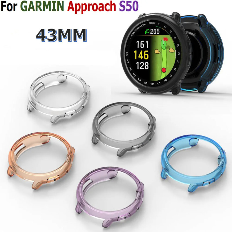 Shell สําหรับ Garmin Approach S50 นาฬิกาสมาร์ทสร้อยข้อมือกรอบเปลี่ยนเคสป้องกันสําหรับ GARMIN Approac