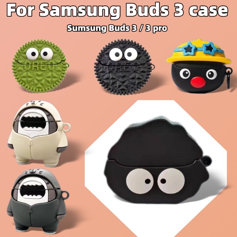 สําหรับ Samsung Galaxy Buds 3 Fe/Buds3/buds 3 Pro กันกระแทกหูฟังฝาครอบ Galaxy Buds 3 Pro ฝาครอบซิลิโ