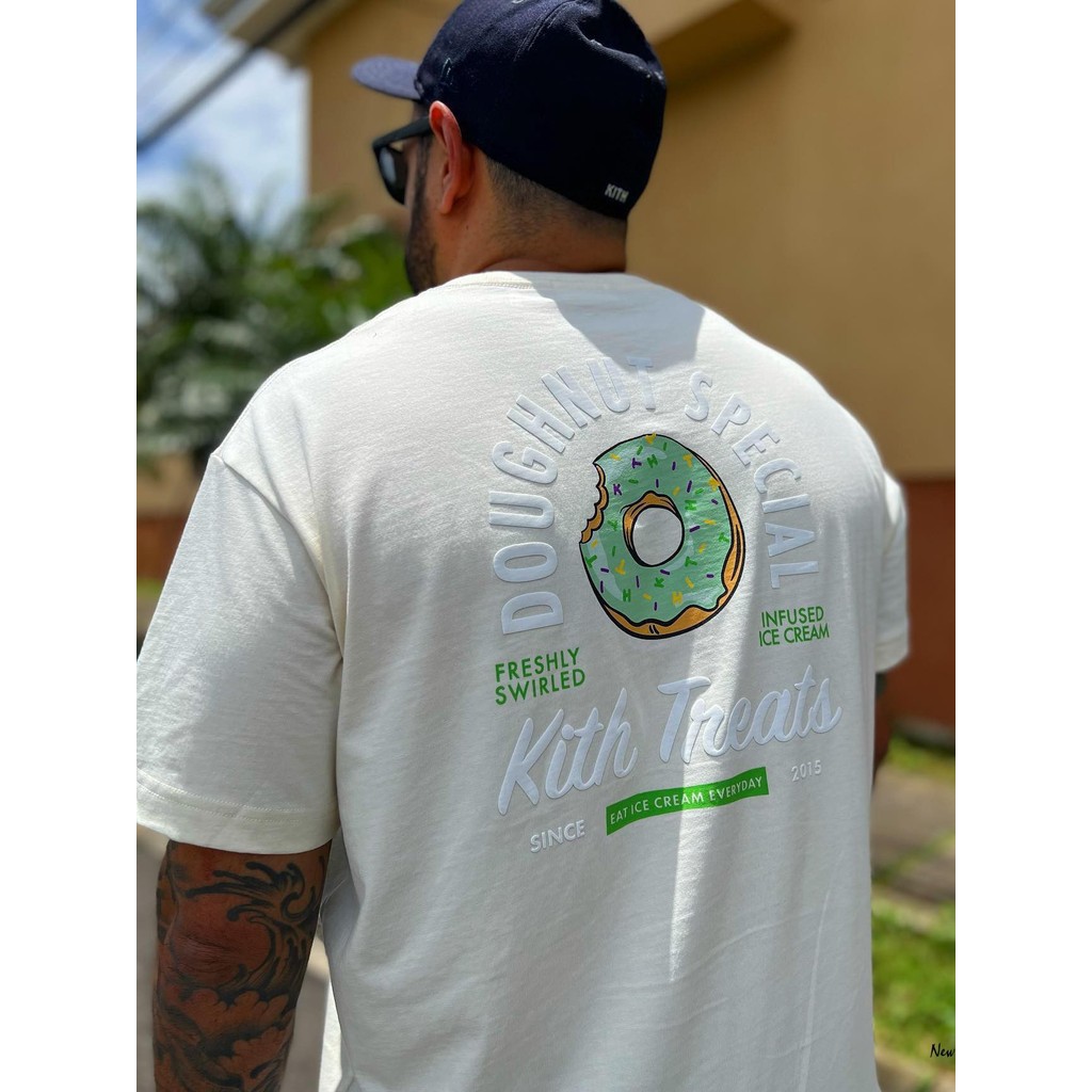 KITH TREATS LIMITED DONUT SHIRT เชิ๊ตคู่สำหรับคนที่ชอบแฟชั่นและดีไซน์โดนuts