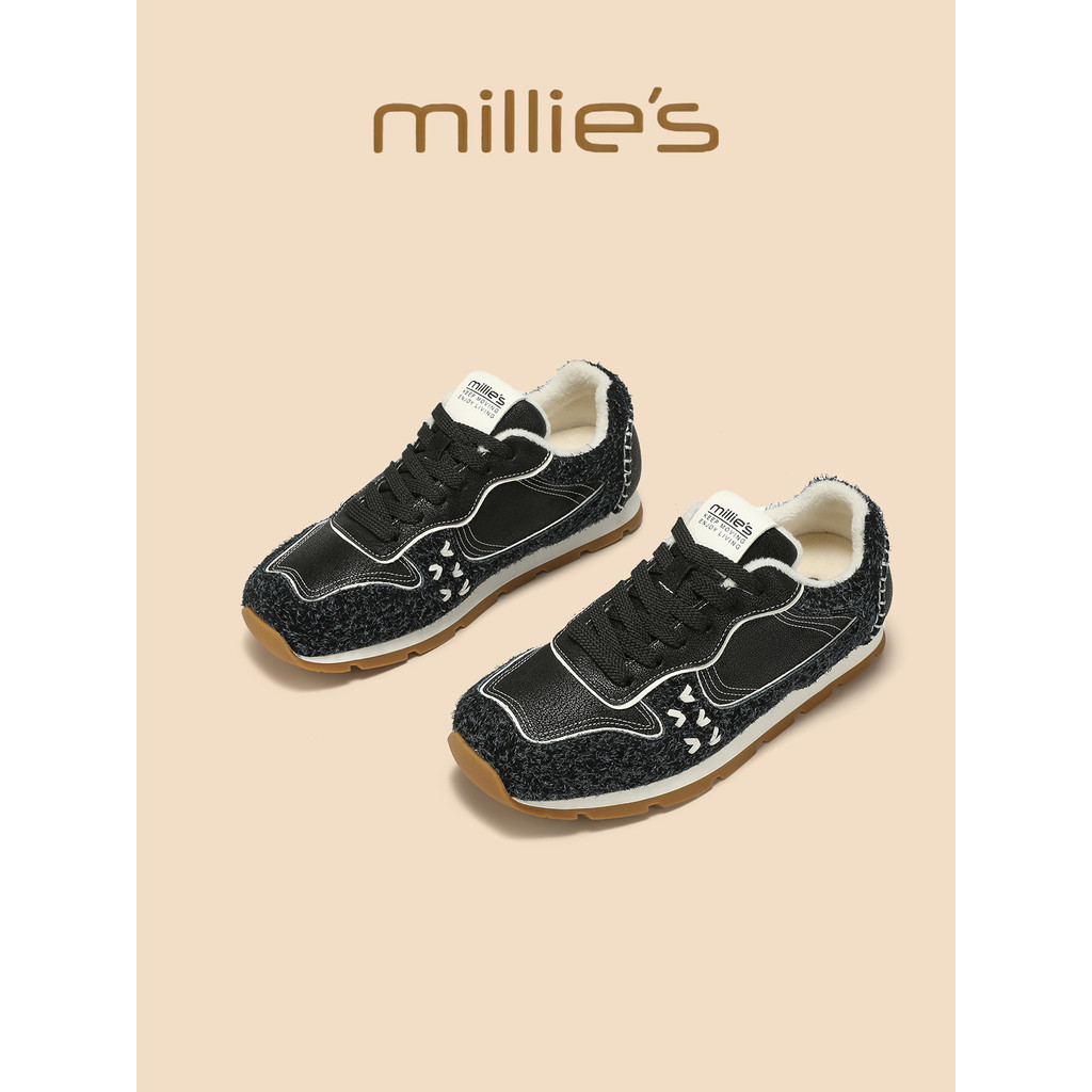 Millies Miaoli รองเท้าผู้หญิงสไตล์ Forrester Gump แบบ retro breathable สำหรับกีฬาและลำลอง