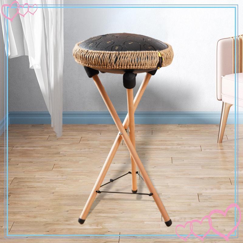 [meteor2] Ethereal Drum Stand 55 ซม. ปรับความสูงได้ Non Slip Handpan Drum Bracket สําหรับ