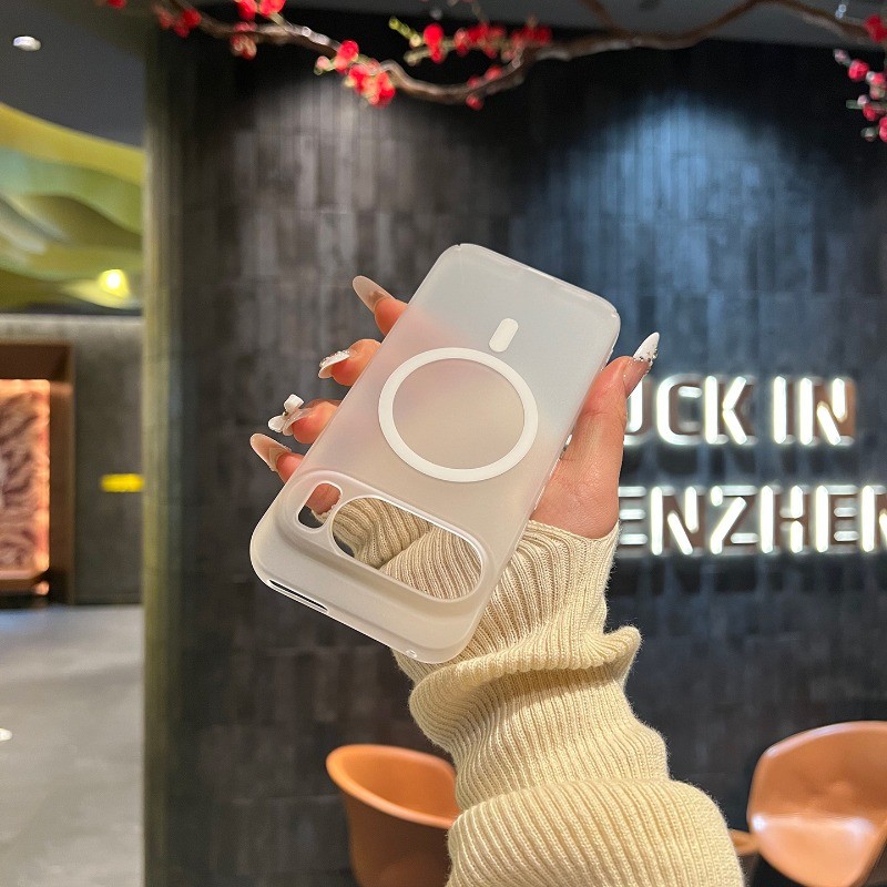 เคสแข็งพีซีใสฝ้าบางพิเศษสําหรับ Google Pixel 6 7 8 9 10 Pro กันกระแทกแม่เหล็กฝาหลังแบบใส - รูปที่ 5