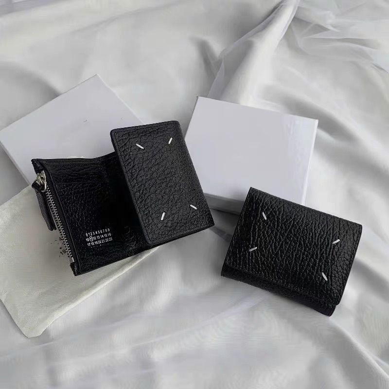 Zhoukou Yuange Commercial Co., Ltd. MMM Style 22ss Multi-Card Slot Tri-Fold Zipper Wallet Multi-Card