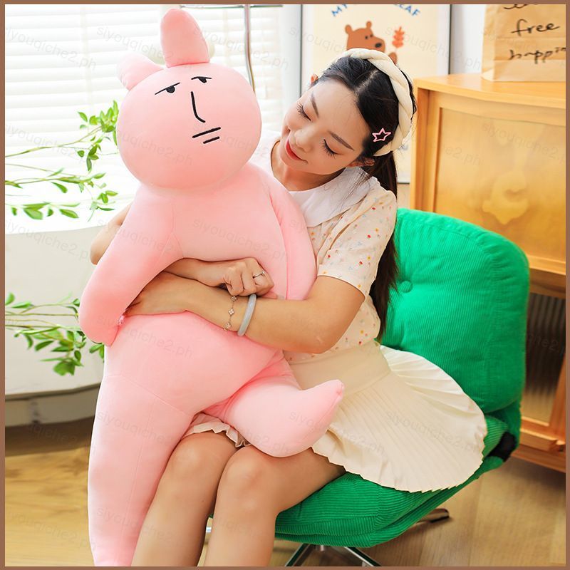 SY2 My Friend Rabbit น่ารักตลกกระต่ายสีชมพูตุ๊กตาตุ๊กตาของขวัญวันเกิดเซอร์ไพรส์สําหรับเด็ก YS2