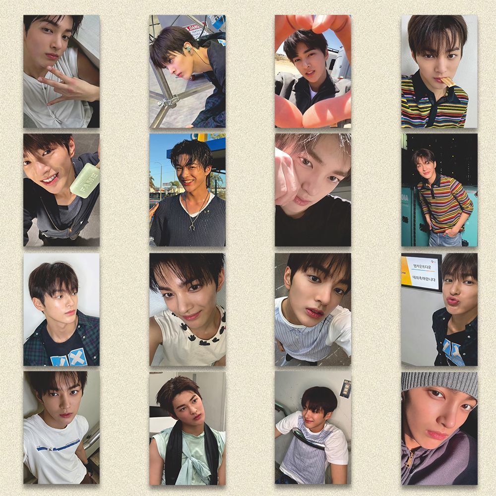 พร้อมสต็อก keonho keonho kpop Boys Group มูลค่าสูงหล่อ Aidou Creative Merchanted Photocard ประณีตโปส