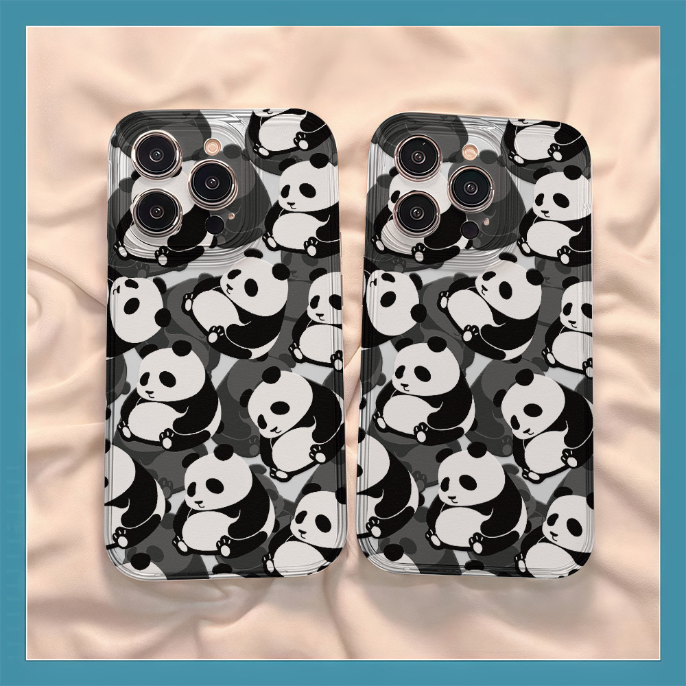 ✨จัดส่งฟรีในพื้นที่✨เคสโทรศัพท์ใสกระต่ายน้อยสีขาวน่ารักเหมาะสำหรับ iPhone16 15 14 ProPLUS 13 12 11 PROMAX เคสป้องกัน TPU